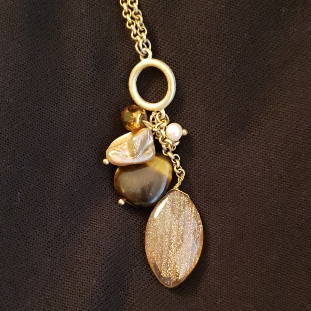Lia Sophia multi stone necklace
